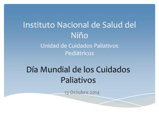 Instituto Nacional de Salud del Niño