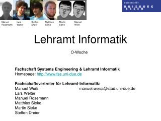 Lehramt Informatik