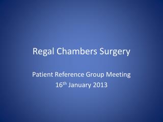 Regal Chambers Surgery