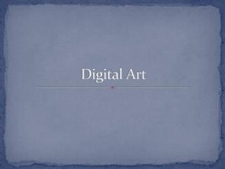 Digital Art