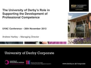 University of Derby Corporate