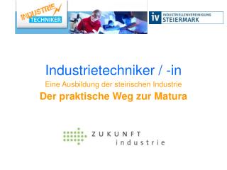 Industrietechniker / -in