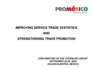 23RD MEETING OF THE VOORBURG GROUP SEPTEMBER 22-26, 2008 AGUASCALIENTES, MÉXICO