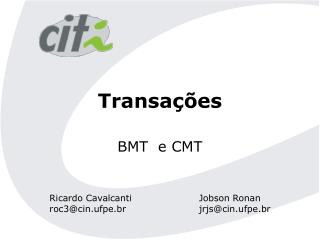 Transações