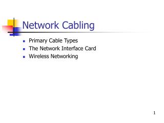 Network Cabling