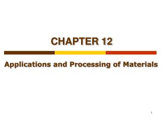 CHAPTER 12