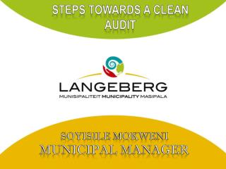 STEPS TOWARDS A CLEAN AUDIT