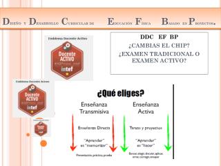 D iseño y D esarrollo C urricular de E ducación F ísica B asado en P royectos .