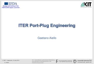 ITER Port-Plug Engineering