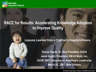 RACE for Results: Accelerating Knowledge Adoption to Improve Quality