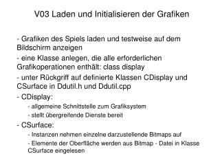 V03 Laden und Initialisieren der Grafiken