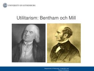 Utilitarism: Bentham och Mill