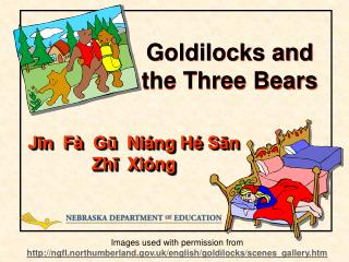 Goldilocks and the Three Bears