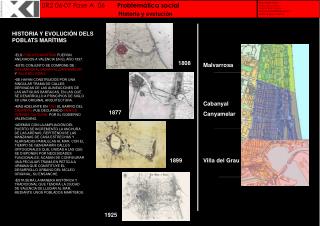 HISTORIA Y EVOLUCIÓN DELS POBLATS MARÍTIMS