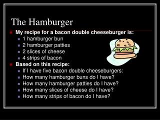 The Hamburger