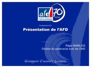 Présentation de l’AFD