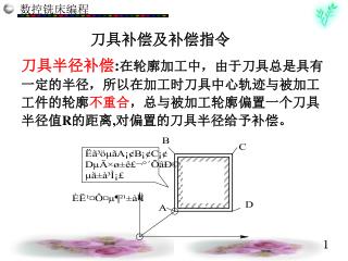 刀具补偿及补偿指令