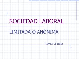 SOCIEDAD LABORAL