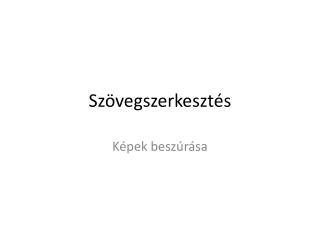 Szövegszerkesztés