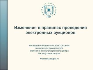 Изменения в правилах проведения электронных аукционов