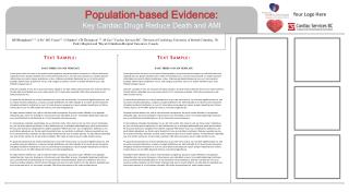 Population-based Evidence: Key Cardiac Drugs Reduce Death and AMI