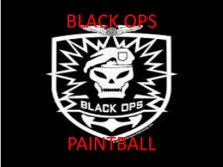 BLACK OPS PAINTBALL