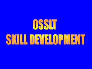 OSSLT SKILL DEVELOPMENT