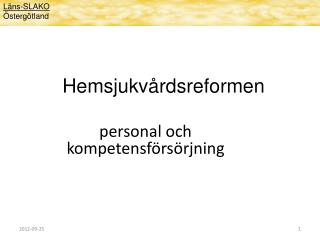 personal och kompetensförsörjning