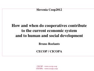 European confederation of cooperatives active in industry and services