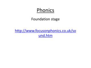 Phonics