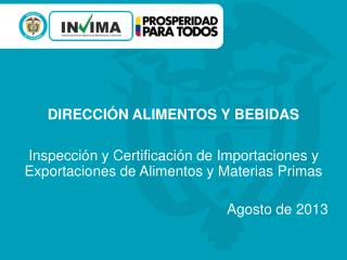 DIRECCIÓN ALIMENTOS Y BEBIDAS