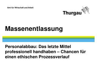 Massenentlassung nach Obligationenrecht