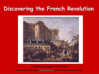 Discovering the French Revolution