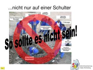 ...nicht nur auf einer Schulter