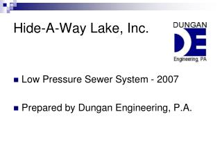 Hide-A-Way Lake, Inc.