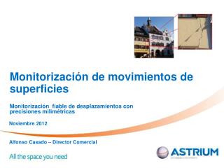 Monitorización de movimientos de superficies