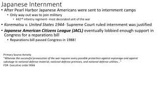 Japanese Internment
