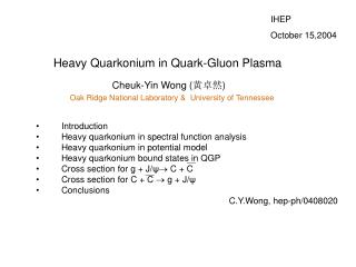 Heavy Quarkonium in Quark-Gluon Plasma