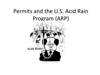 Permits and the U.S. Acid Rain Program (ARP)