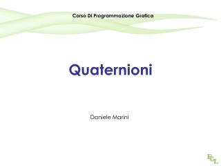 Quaternioni