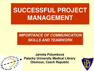 SUCCESSFUL PROJECT MANAGEMENT