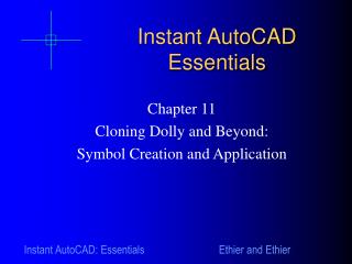 Instant AutoCAD Essentials