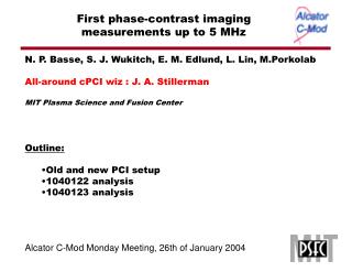 First phase-contrast imaging measurements up to 5 MHz