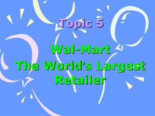 Topic 5