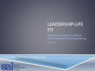 Leadership-Life Fit