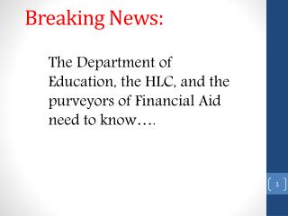Breaking News: