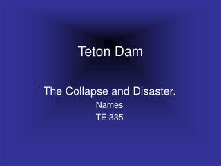Teton Dam