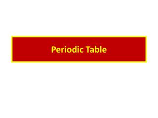 Periodic Table