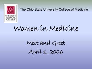 Women in Medicine