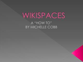 WIKISPACES